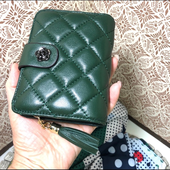 NAWO Handbags - Women quilted leather wallet by NAWO